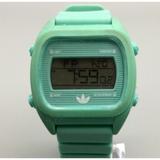 Adidas Accessories | Adidas Sydney Digital Watch Men Green Square Rubber Band 50m Timer New Battery | Color: Green | Size: 40 Mm