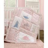 Disney Girls' Bedding Sets Pink - Cinderella Pink & White Enchanting Dreams Baby Blanket Set