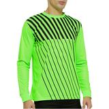 Toptie Long Sleeve Soccer Goalkeeper Jersey Arm Padded Goalie Shirt-12/14 Y