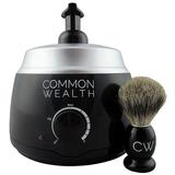 Common Wealth Professional Deluxe Hot Lather Machine with Bonus 100% Badger Shaving Brush