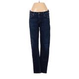 Citizens of Humanity Jeans - Low Rise Straight Leg Denim: Blue Bottoms - Women's Size 28 - Sandwash