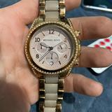 Michael Kors Accessories | Michael Kors Ladies' Blair Chronograph Watch Mk5943 | Color: Gold | Size: Os