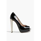 Patent-leather Platform Pumps