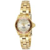 Invicta Women's 12527 "pro-diver" 18k Gold Ion-plated Stainless Steel