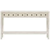 Wildon Home® Siller 60" Console Table Wood in Blue, Size 35.0 H x 60.0 W x 10.0 D in | Wayfair 5186697443EA40DC940C741ACE4E0E6C