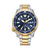 Citizen Men's 44 Millimeter Automatic Dive Two-Tone Stainless Steel Bracelet Watch