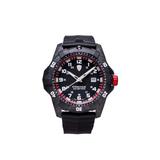 ProTek Carbon Dive Watch Carbon Case/Black&Red Dial/Black Strap One Size PT1002
