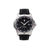 ProTek Steel Dive Watch SS Case/Black Dial/Black Strap One Size PT2001