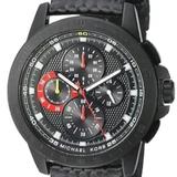 Michael Kors Accessories | Michael Kors 'Ryker' Chronograph Leather Strap Mens Watch Mk8521 | Color: Black | Size: Os