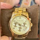 Michael Kors Accessories | Michael Kors Womens Gold Watch Mk5055 | Color: Gold | Size: Os