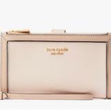 Kate Spade Bags | Kate Spade Leather Clutch Wallet | Color: Cream/Pink | Size: Os