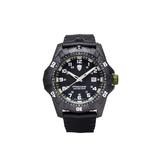 ProTek Carbon Dive Watch Carbon Case/Black&Green Dial/Black Strap One Size PT1005