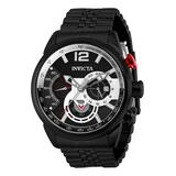 Invicta Men's Watches Black - Black Aviator 39667 Stainless Steel Chronograph Watch