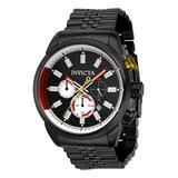 Invicta Men's Watches Black - Black Aviator 39947 Stainless Steel Chronograph Watch