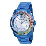 Invicta Women's Watches Iridescent, - Blue Iridescent Angel 40231 Stainless Steel Watch