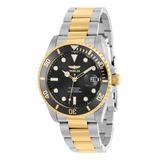 Invicta Women's Watches Steel - Black & Goldtone Pro Diver 37152 Stainless Steel Watch
