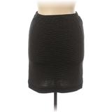 Sonia Rykiel Casual Bodycon Skirt Knee Length: Black Print Bottoms - Women's Size X-Large