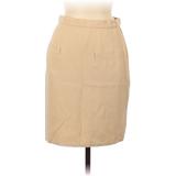 Sonia Rykiel Casual Skirt: Tan Print Bottoms - Women's Size 40