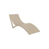Ibiza Outdoor Lounger Set of 2 Taupe