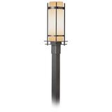 Hubbardton Forge Double Banded 22 1/4" High Post Light