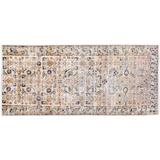 Vintage Geo Beige Rug - 3'8" x 8'5" - Apadana