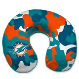 Miami Dolphins Camo Memory Foam Travel Pillow