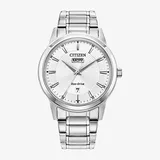 Citizen Dress/Classic Mens Silver Tone Stainless Steel Bracelet Watch Aw0100-51a, One Size
