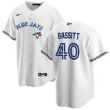 Chris Bassitt Men's Nike White Toronto Blue Jays Home Replica Custom Jersey