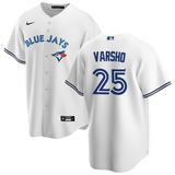 Daulton Varsho Men's Nike White Toronto Blue Jays Home Replica Custom Jersey