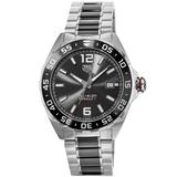 Tag Heuer Formula 1 Automatic 43mm Anthracite Dial Ceramic & Steel Men's Watch WAZ2011.BA0843 WAZ2011.BA0843