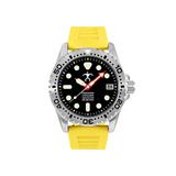 Hawaiian Lifeguard Association Dive Watches Black Dial Yellow Strap Steel One Size HLA 5403