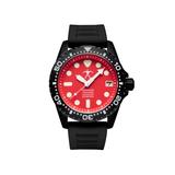 Hawaiian Lifeguard Association Dive Watches Red Dial Black Strap Black One Size HLA 5418
