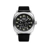 Szanto Automatic Officer Watches Black Dial Black Strap Steel One Size SZ 6201E