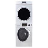 Equator Digital 1.62 Cu. Ft. Front Load Washer & 3.5 Cu. Ft. Electric Dryer, Size 65.8 H x 23.6 W x 23.5 D in | Wayfair EW 826 + ED 860