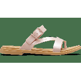 Crocs Pink Clay Women's Crocs Tulum Shimmer Toe Post Sandals Shoes