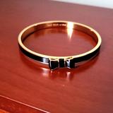 Kate Spade Jewelry | Kate Spade Black And Gold Bangle | Color: Black/Gold | Size: Os
