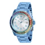Invicta Women's Watches Ice - Ice Blue Iridescent Angel 40233 Stainless Steel Watch