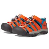 KEEN Kids Newport H2 (Little Kid/Big Kid) (Safety Orange/Fjord Blue) Kids Shoes