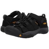 KEEN Kids Newport H2 (Little Kid/Big Kid) (Black/Keen Yellow) Kids Shoes