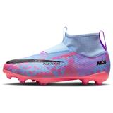 Youth Nike Blue Jr. Zoom Mercurial Superfly 9 Pro Firm Ground Soccer Cleats
