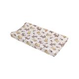 Disney Changing Pad Covers Tan - Winnie the Pooh White & Taupe Fun with Piglet Changing Pad Cover