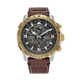 Citizen Men's Promaster Air Brown Leather Strap Watch