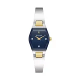 Bulova Women's Modern Gemini Two Tone Stainless Steel Bangle Watch - 22.5 Millimeter