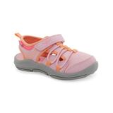 OshKosh B'gosh Girls' Sandals PINK/GREY - Pink & Gray Marina Closed-Toe Sandal - Girls