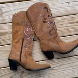 Nine West Shoes | Nine West Womens Cowboy Boots Size 5.5 | Color: Brown | Size: 5.5