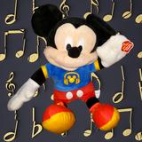 Disney Toys | Disney Junior Mickey Mouse Singing Musical Fun Mickey Mouse, 12-Inch Plush | Color: Blue/Red | Size: 12