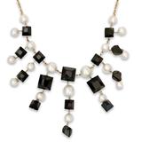 Kate Spade Jewelry | Kate Spade Takes All Sorts Statement Pearl Necklace | Color: Black/White | Size: Os