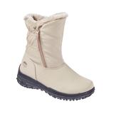 Blair Women's Totes® Women’s Water-Resistant Mid-Calf Boots with Double Zippers - White - 8.5 - Womens