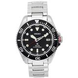 Seiko Prospex Compact Black Dial Solar Diver's SNE589 SNE589P1 SNE589P 200M Men's Watch