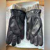 Coach Accessories | Mens 2 In 1 Calf Skin Winter Gloves | Color: Brown | Size: Medium